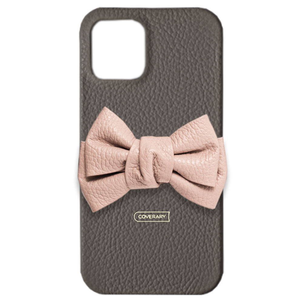 Cuir véritable 32 couleurs cuir italien grainé double nœud décor coque arrière série Xperia