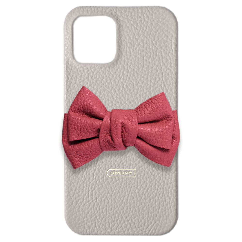 Cuir véritable 32 couleurs cuir italien grainé double nœud décor coque arrière série Xperia