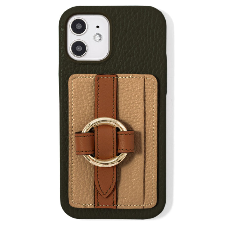 本革 32色 イタリアンシュリンクレザー カード収納 リングバックルベルト付き 背面ケース Google Pixelシリーズ