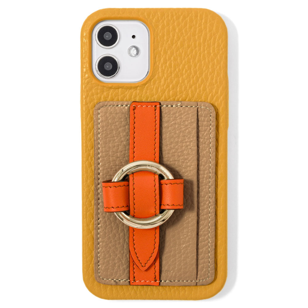 本革 32色 イタリアンシュリンクレザー カード収納 リングバックルベルト付き 背面ケース Google Pixelシリーズ