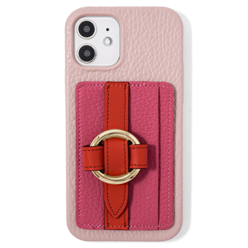 本革 32色 イタリアンシュリンクレザー カード収納 リングバックルベルト付き 背面ケース Google Pixelシリーズ