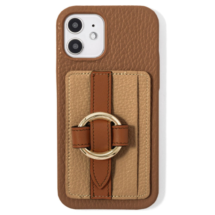 本革 32色 イタリアンシュリンクレザー カード収納 リングバックルベルト付き 背面ケース Google Pixelシリーズ