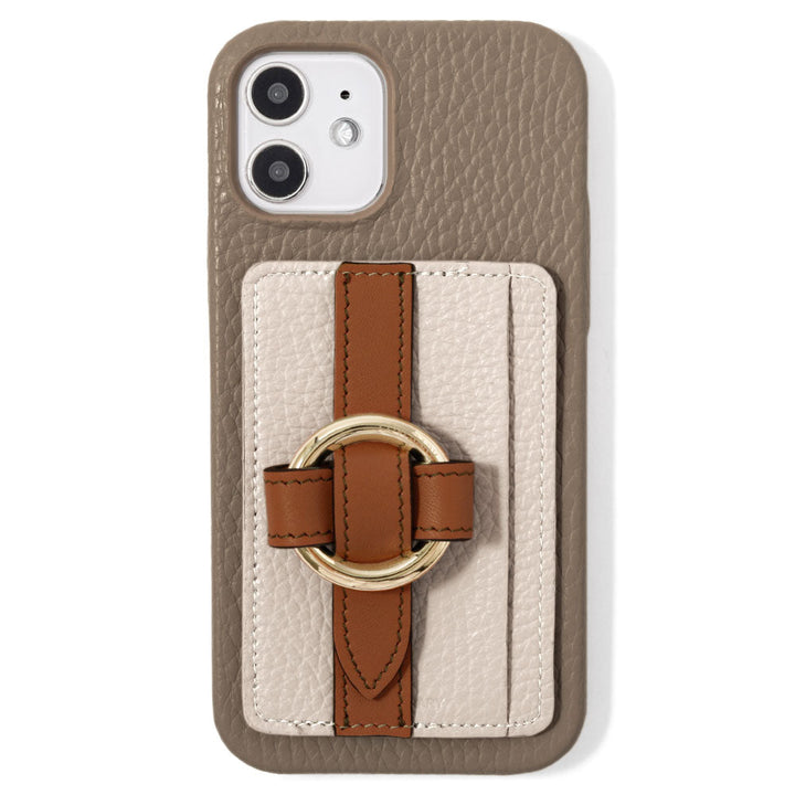 本革 32色 イタリアンシュリンクレザー カード収納 リングバックルベルト付き 背面ケース Google Pixelシリーズ