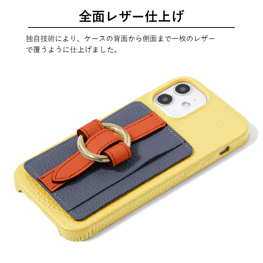 Genuine leather 32 colors Italian shrink leather card storage with ring buckle belt back case for Google Pixel series