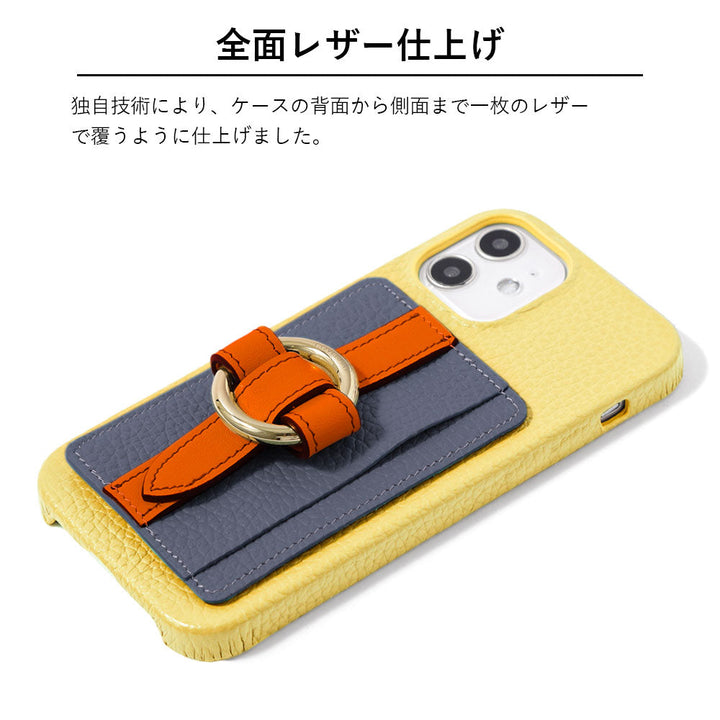 本革 32色 イタリアンシュリンクレザー カード収納 リングバックルベルト付き 背面ケース Google Pixelシリーズ