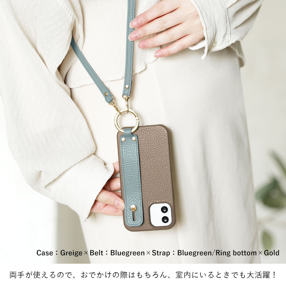 Genuine leather 32 colors Italian shrink leather with hand belt & shoulder strap back case for Google Pixel series