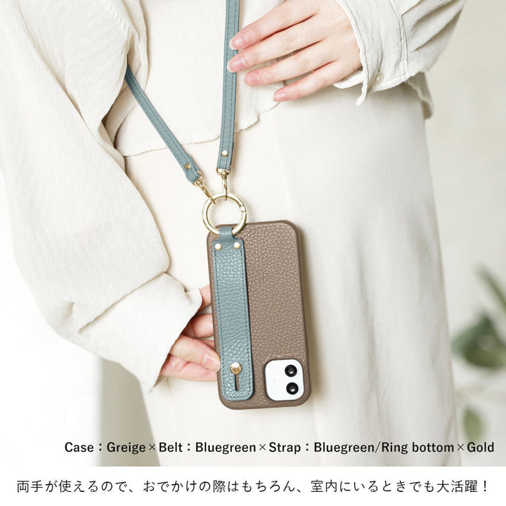 Genuine leather 32 colors Italian shrink leather with hand belt & shoulder strap back case for Google Pixel series