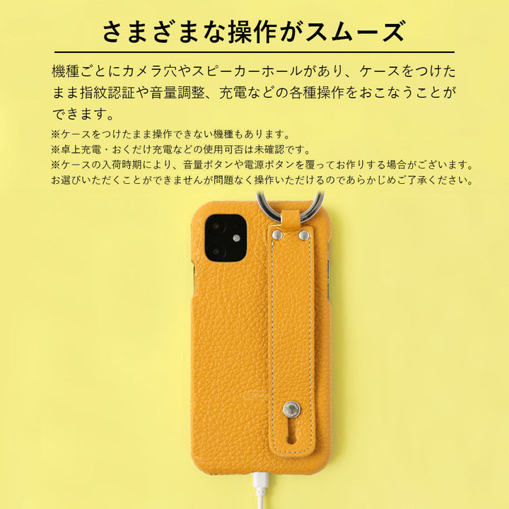 Genuine leather 32 colors Italian shrink leather with hand belt & shoulder strap back case for iPhone series