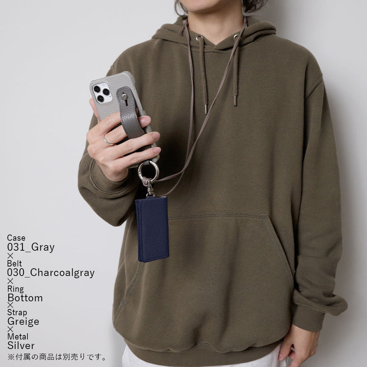 Genuine leather 32 colors Italian shrink leather hand belt & ring shoulder strap (no metal fitting adjustment) included back case Galaxy series