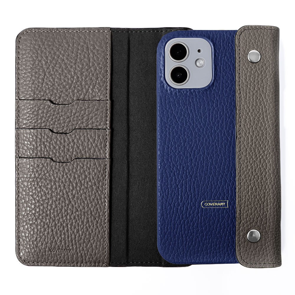 本革 32色 イタリアンシュリンクレザー ハーフポケットカバー付き 背面ケース Xperiaシリーズ