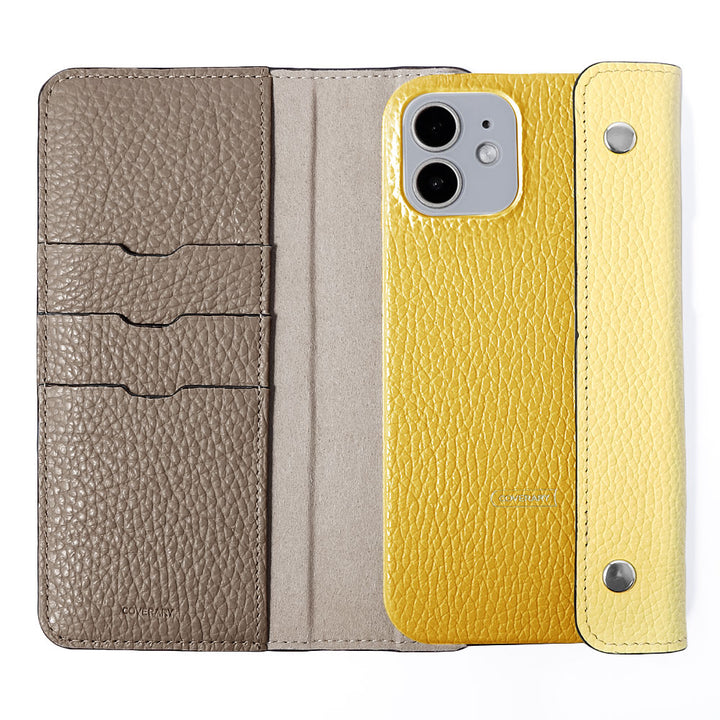 本革 32色 イタリアンシュリンクレザー ハーフポケットカバー付き 背面ケース Xperiaシリーズ