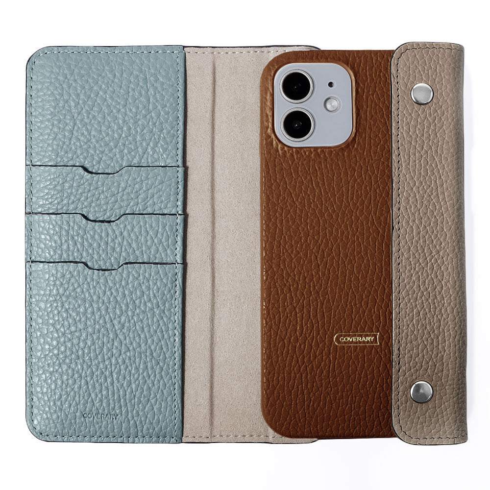 本革 32色 イタリアンシュリンクレザー ハーフポケットカバー付き 背面ケース AQUOSシリーズ