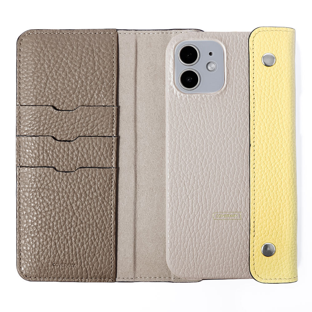 本革 32色 イタリアンシュリンクレザー ハーフポケットカバー付き 背面ケース Xperiaシリーズ