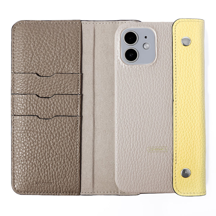 本革 32色 イタリアンシュリンクレザー ハーフポケットカバー付き 背面ケース Xperiaシリーズ