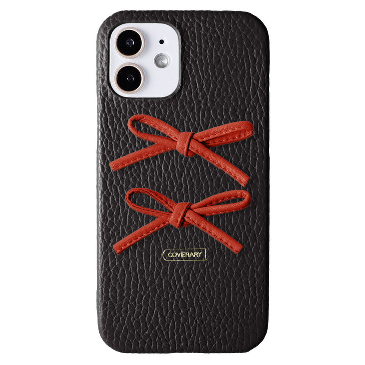 Genuine leather 32 colors Italian shrink leather leather cord ribbon back case AQUOS series