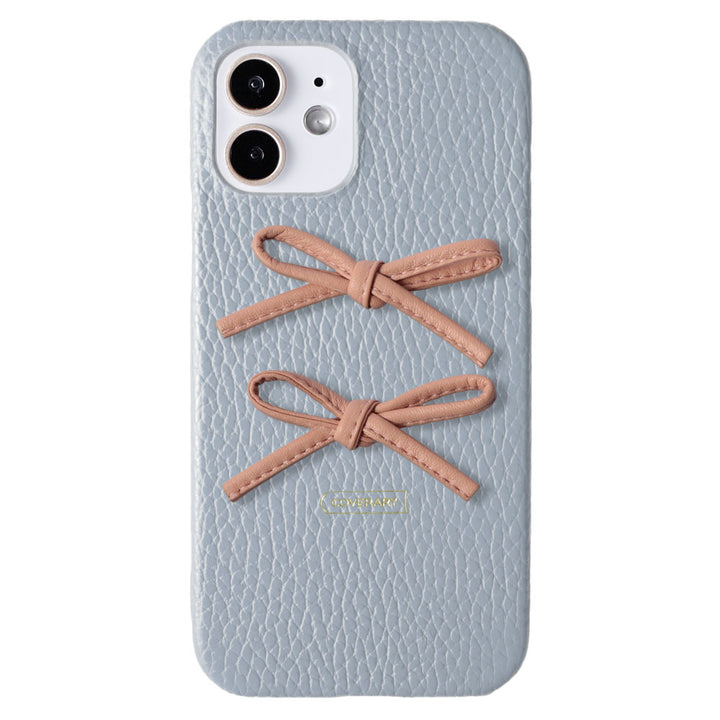 Genuine leather 32 colors Italian shrink leather leather cord ribbon back case