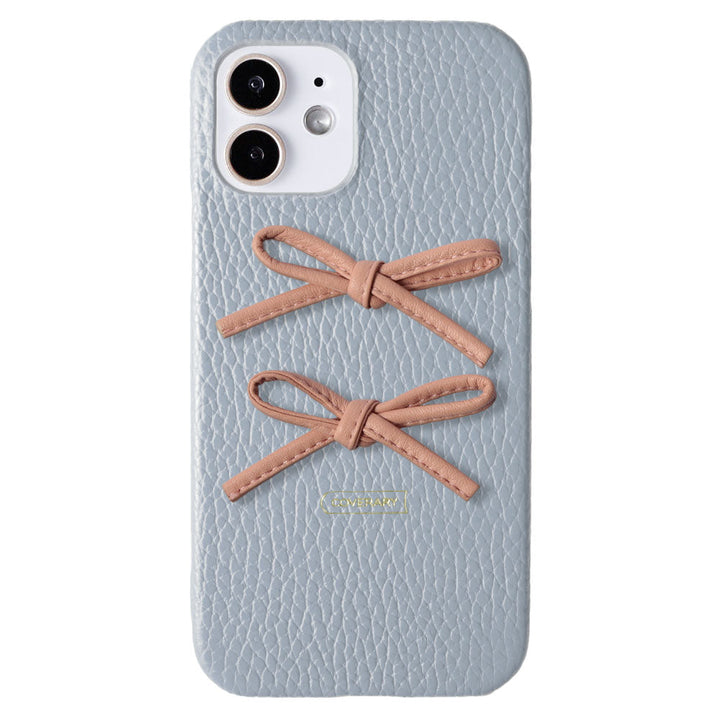 Genuine leather 32 colors Italian shrink leather leather cord ribbon back case Xperia series