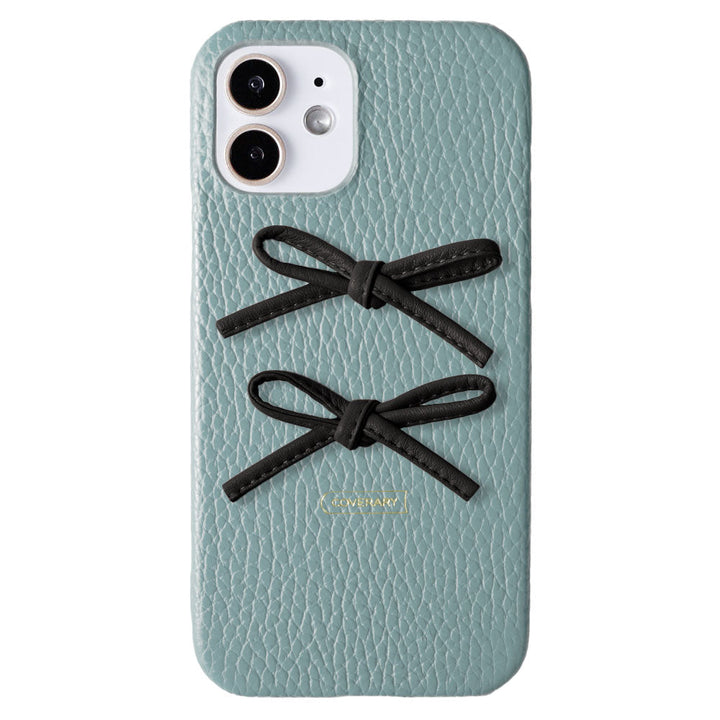 Genuine leather 32 colors Italian shrink leather leather cord ribbon back case AQUOS series