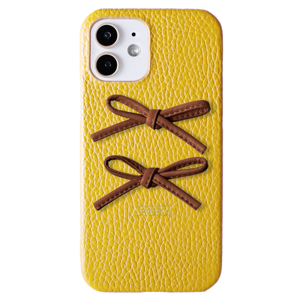 Genuine leather 32 colors Italian shrink leather leather cord ribbon back case