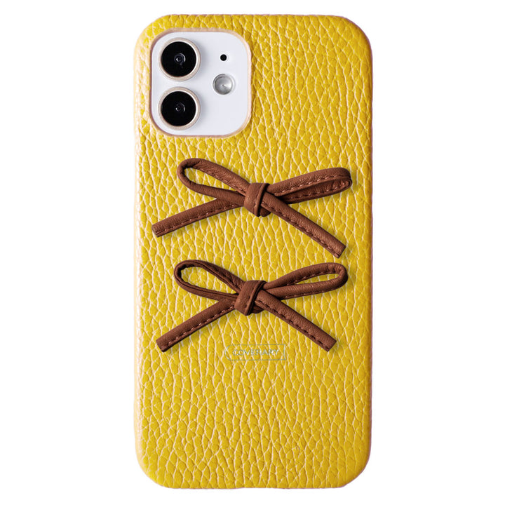 Genuine leather 32 colors Italian shrink leather leather cord ribbon back case