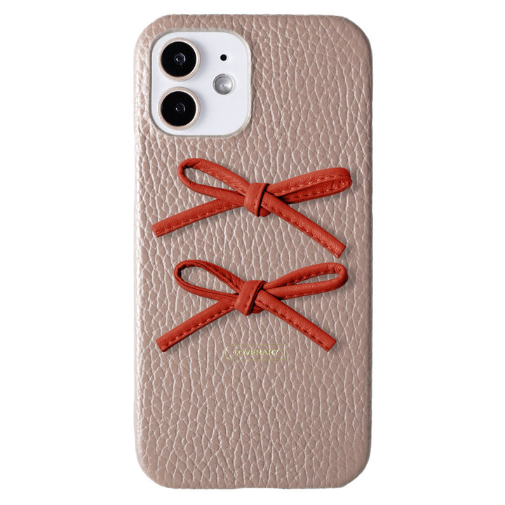 Genuine leather 32 colors Italian shrink leather leather cord ribbon back case AQUOS series
