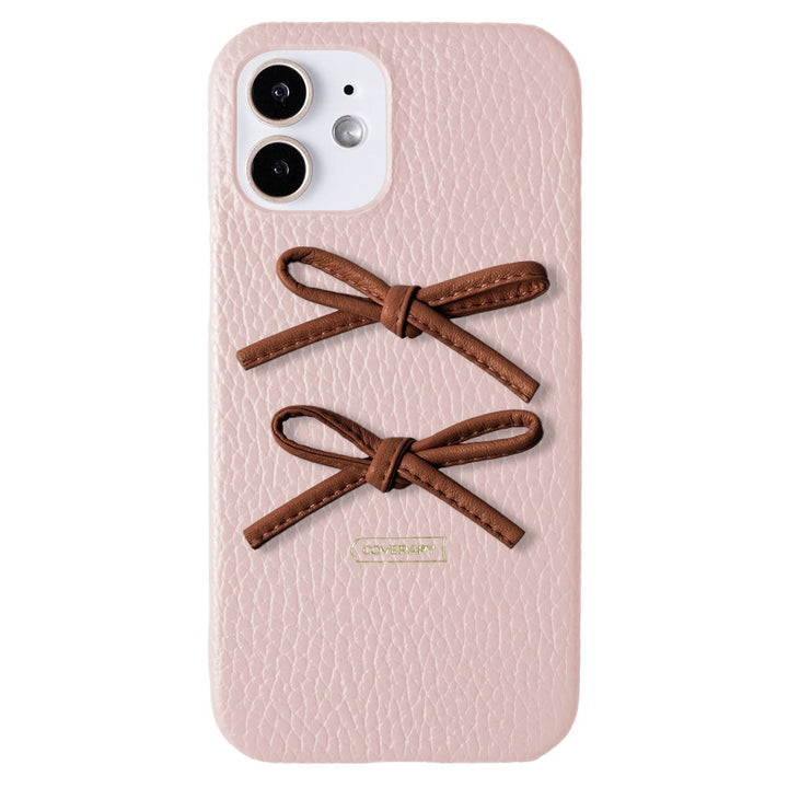 Genuine leather 32 colors Italian shrink leather leather cord ribbon back case Xperia series
