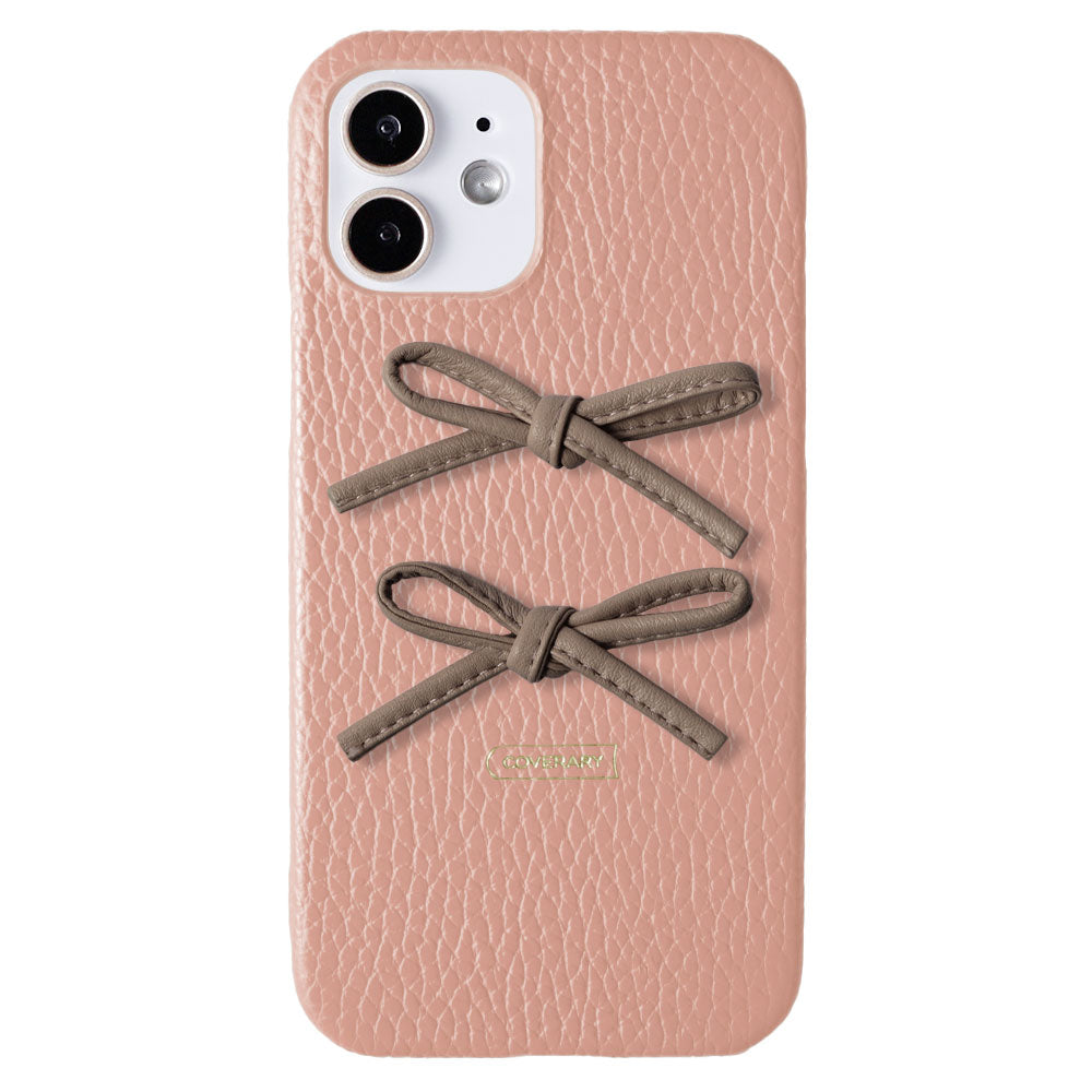 Genuine leather 32 colors Italian shrink leather leather cord ribbon back case Xperia series