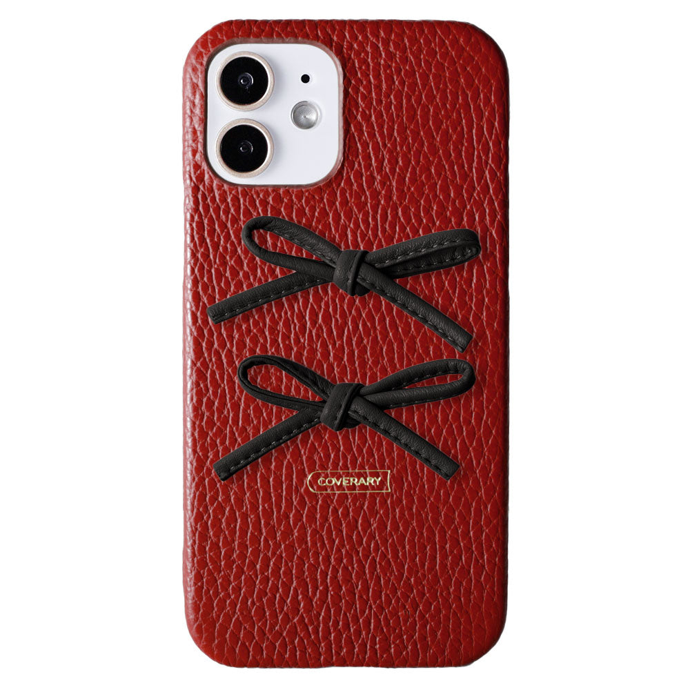 Genuine leather 32 colors Italian shrink leather leather cord ribbon back case AQUOS series
