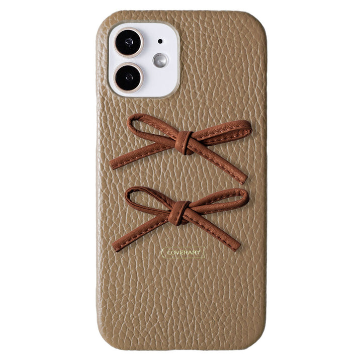 Genuine leather 32 colors Italian shrink leather leather cord ribbon back case AQUOS series