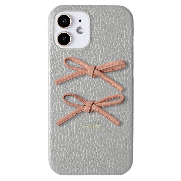 Genuine leather 32 colors Italian shrink leather leather cord ribbon back case Xperia series