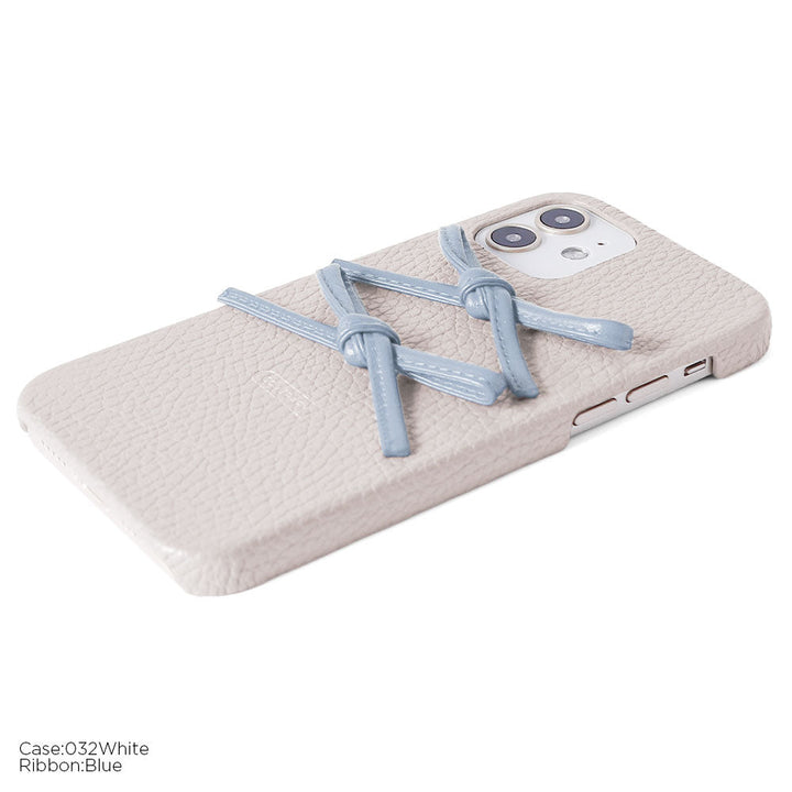 Genuine leather 32 colors Italian shrink leather leather cord ribbon back case AQUOS series