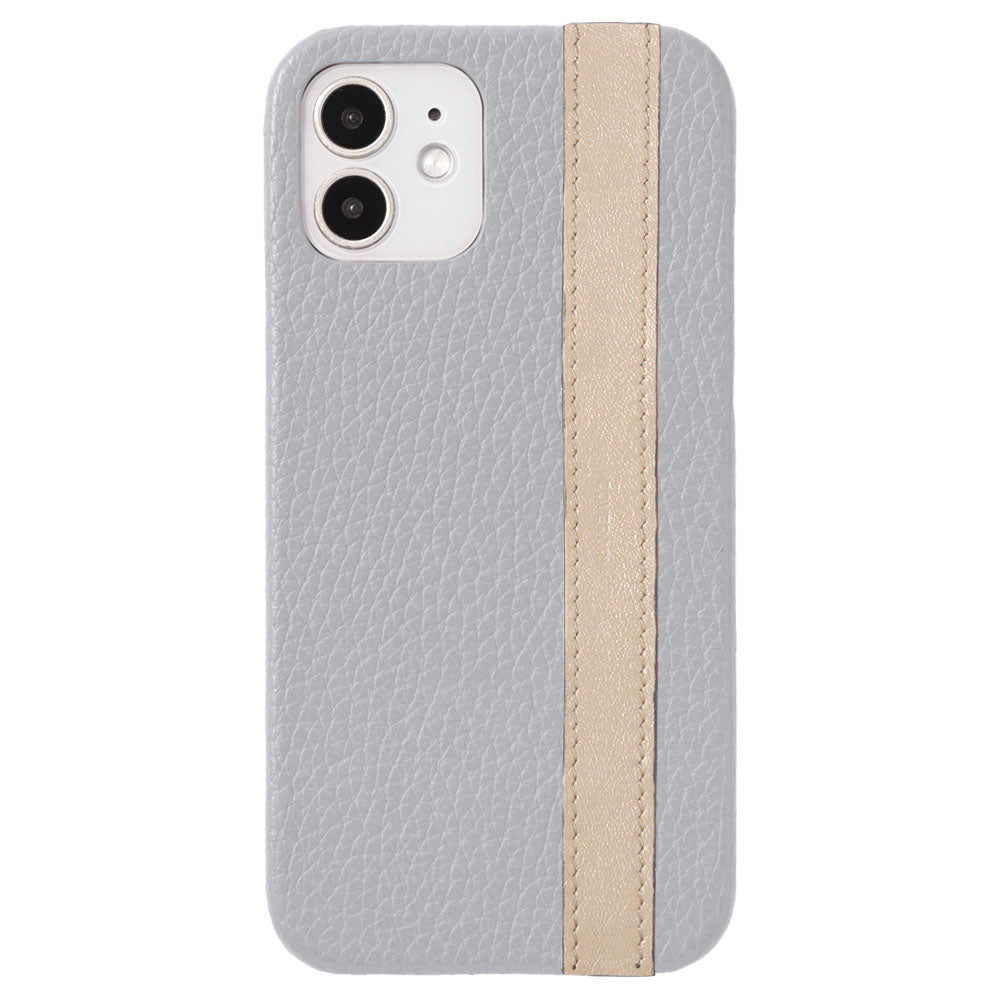 Genuine leather 32 colors Italian shrink leather accent line back case Xperia series