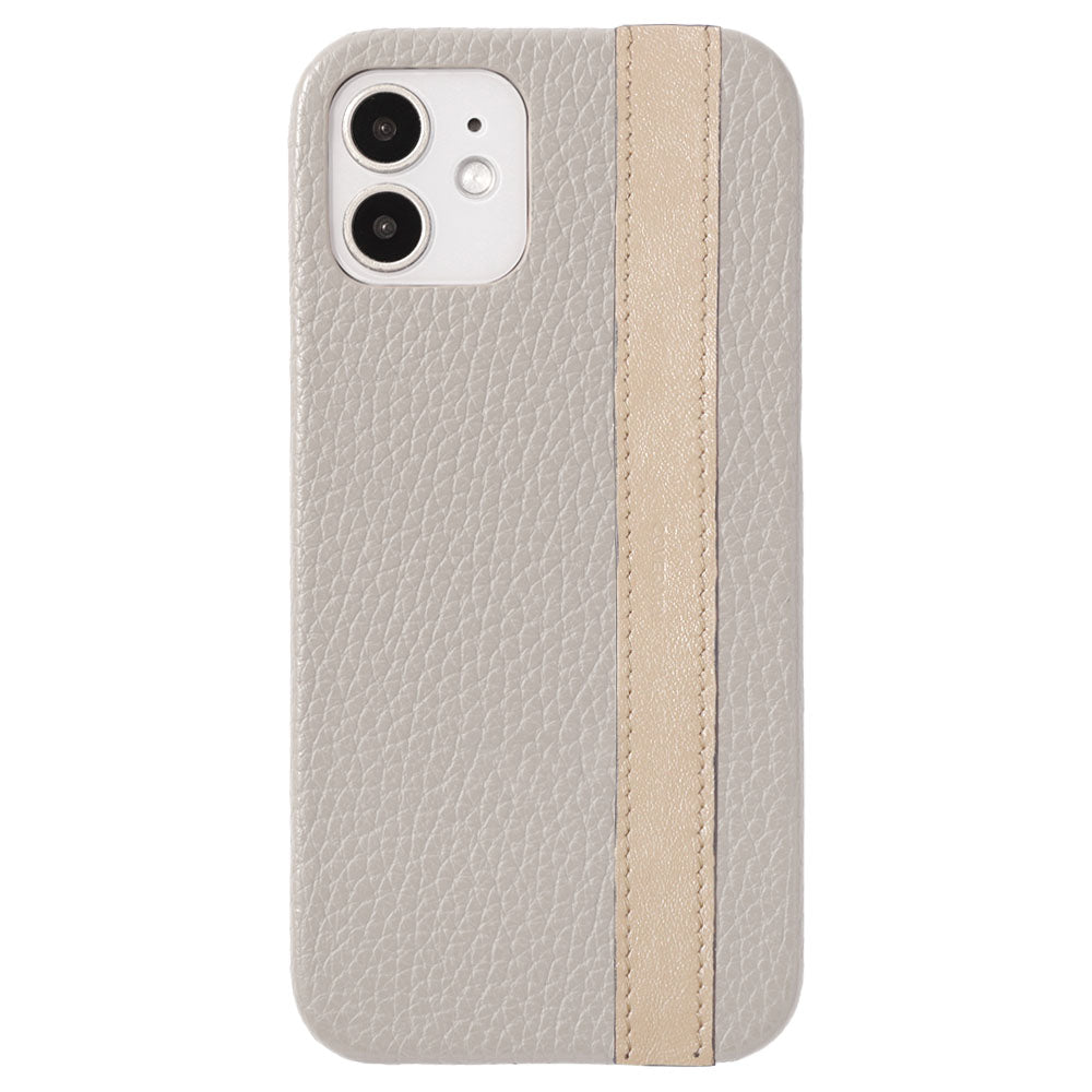 Genuine leather 32 colors Italian shrink leather accent line back case Xperia series