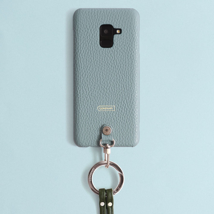 Self-designed ring shoulder strap back case genuine leather 32 colors Italian shrink leather