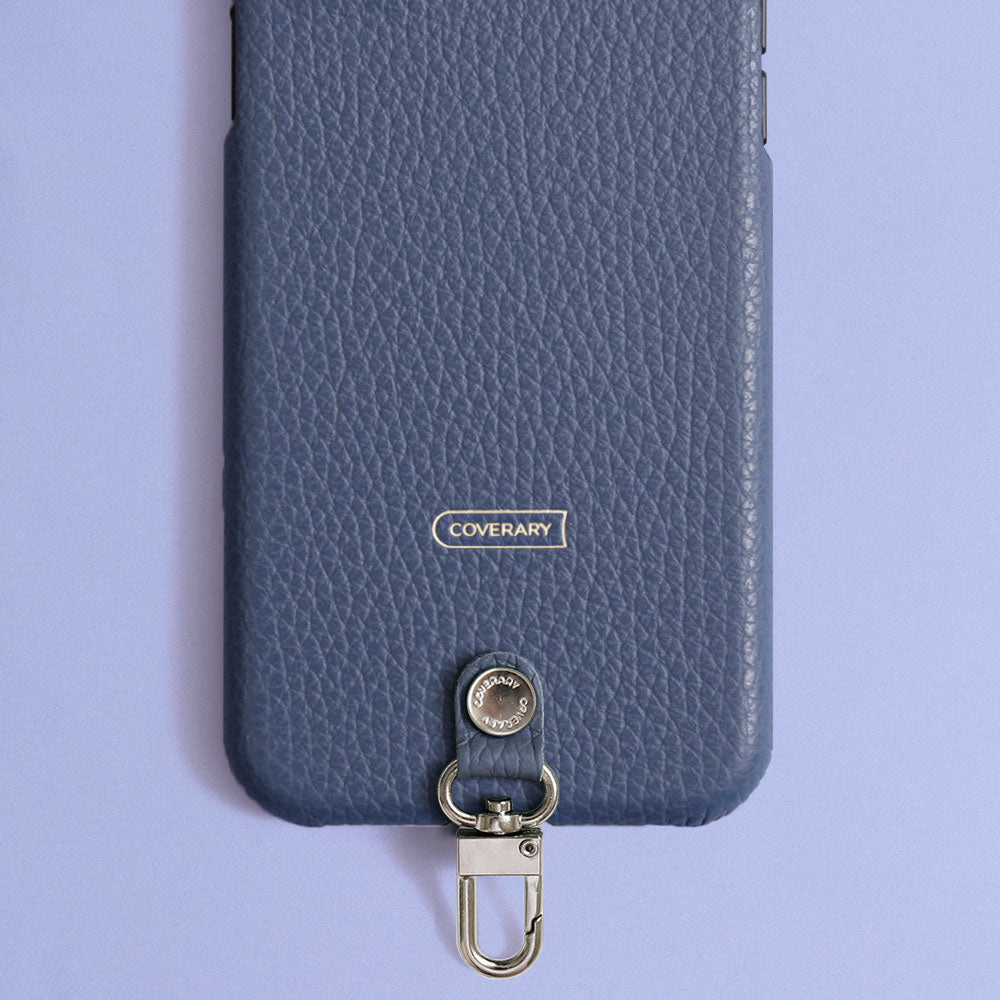 Self-designed ring shoulder strap back case genuine leather 32 colors Italian shrink leather