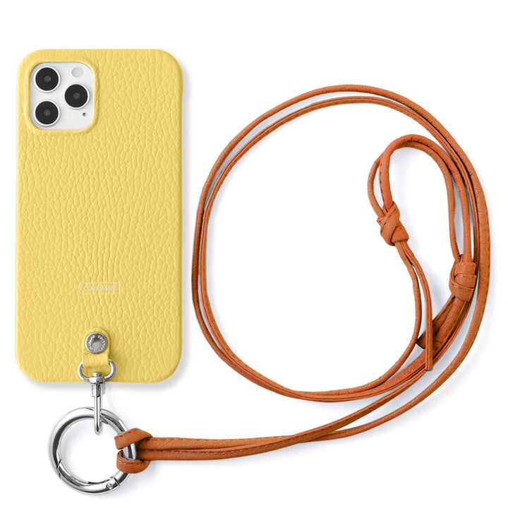 Cuir véritable 32 couleurs cuir italien grainé sangle d'épaule à anneau (sans réglage de la quincaillerie) avec coque arrière série Galaxy