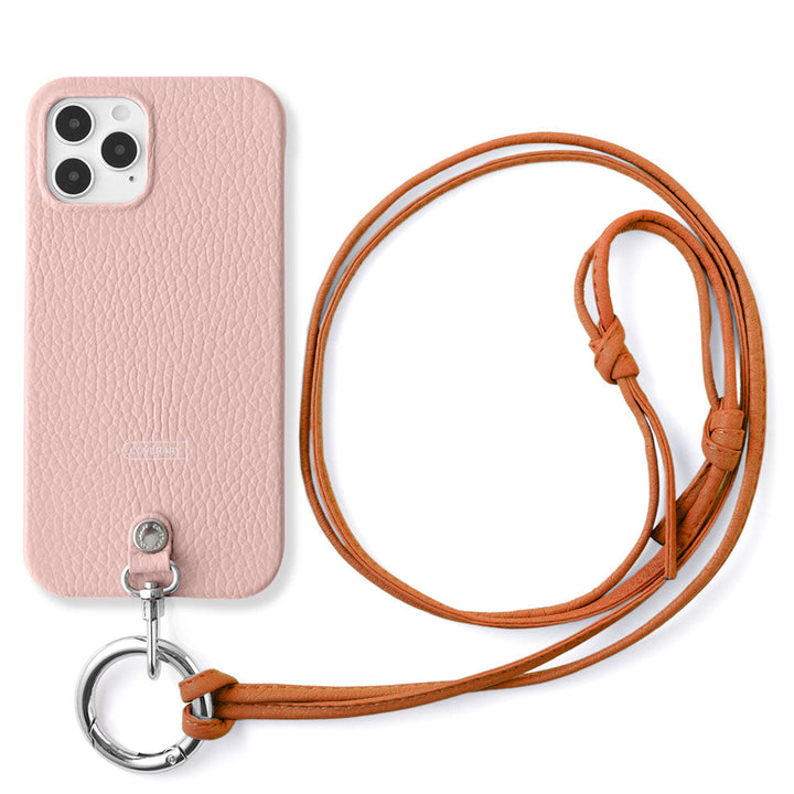 Cuir véritable 32 couleurs cuir italien grainé sangle d'épaule à anneau (sans réglage de la quincaillerie) avec coque arrière série Galaxy