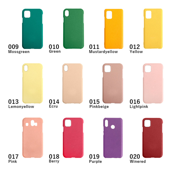 本革 32色 イタリアンシュリンクレザー 縦開きミラー付きカードケース 背面ケース iPhoneシリーズ