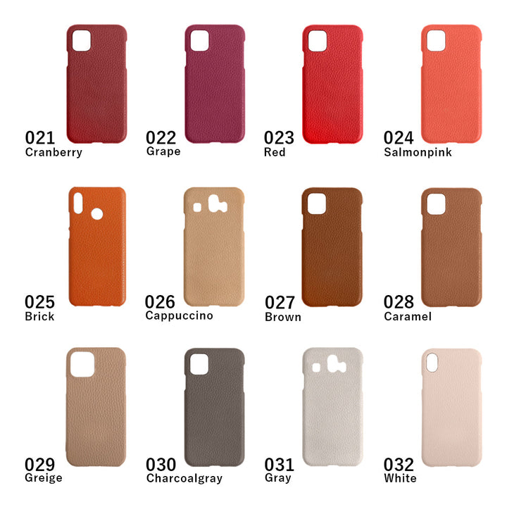 本革 32色 イタリアンシュリンクレザー 縦開きミラー付きカードケース 背面ケース iPhoneシリーズ