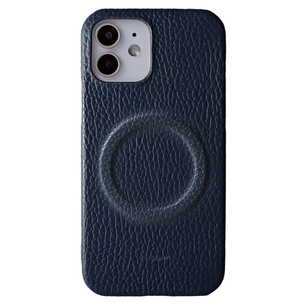 Cuir véritable 32 couleurs cuir italien grainé Compatible Magsafe Coque arrière