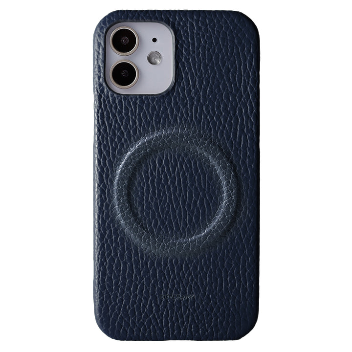 Cuir véritable 32 couleurs cuir italien grainé Compatible Magsafe Coque arrière