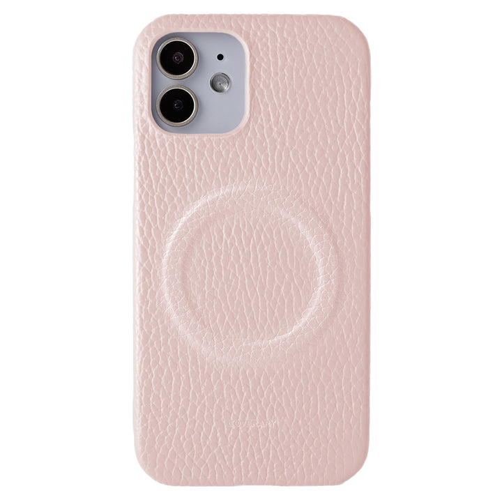 Cuir véritable 32 couleurs cuir italien grainé Compatible Magsafe Coque arrière