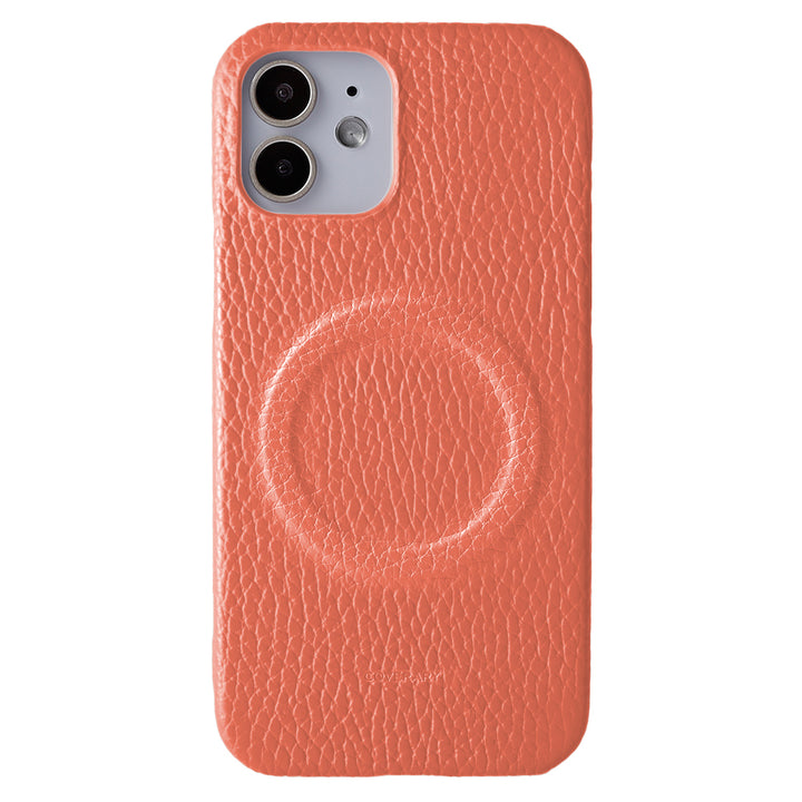 Cuir véritable 32 couleurs cuir italien grainé Compatible Magsafe Coque arrière