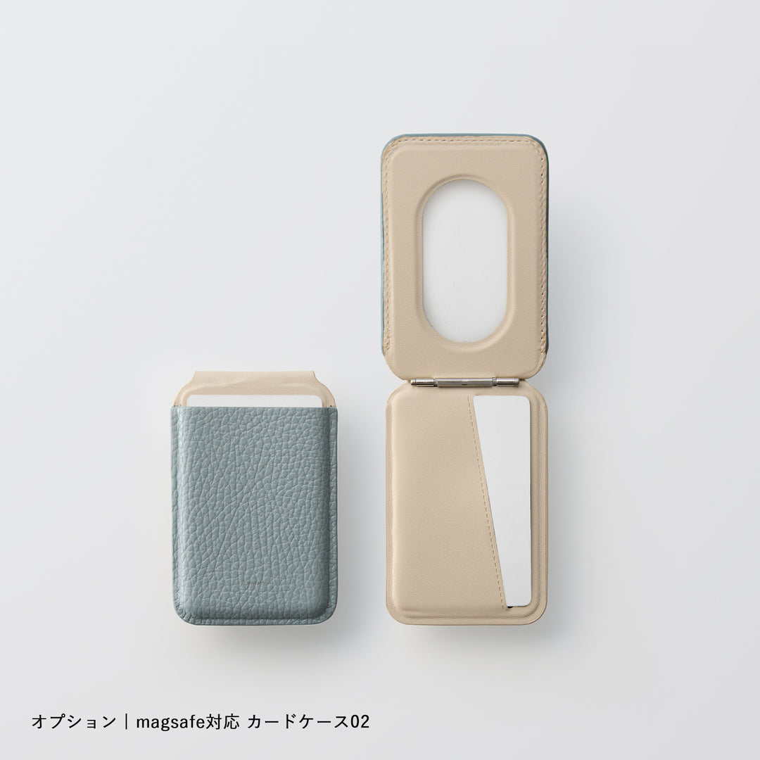 本革レザー スマホケース 背面カバー 全機種対応 MagSafe対応 32色 イタリアンシュリンクレザー