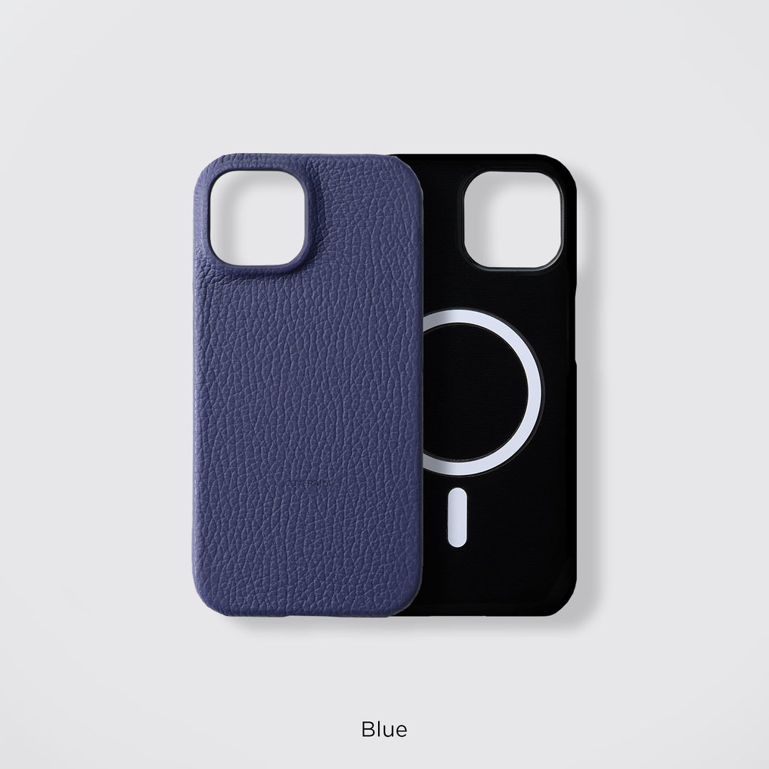 Étui de téléphone en cuir véritable, coque arrière, compatible avec tous les modèles, compatible MagSafe, 32 coloris, cuir italien grainé, série Galaxy