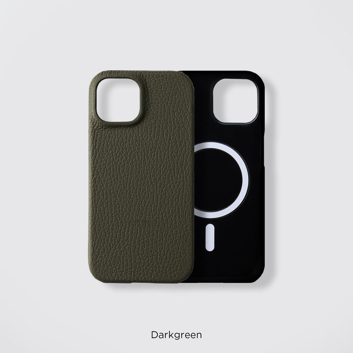 Étui de téléphone en cuir véritable, coque arrière, compatible avec tous les modèles, compatible MagSafe, 32 coloris, cuir italien grainé, série Galaxy