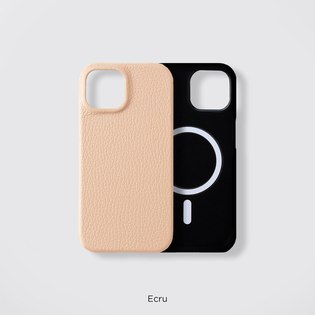 Étui de téléphone en cuir véritable, coque arrière, compatible avec tous les modèles, compatible MagSafe, 32 coloris, cuir italien grainé, série Galaxy