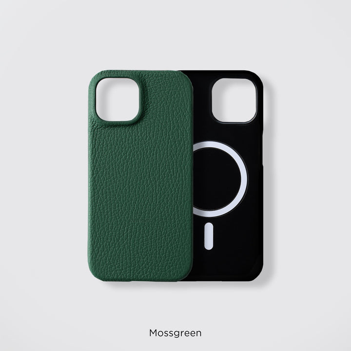Étui de téléphone en cuir véritable, coque arrière, compatible avec tous les modèles, compatible MagSafe, 32 coloris, cuir italien grainé, série Galaxy