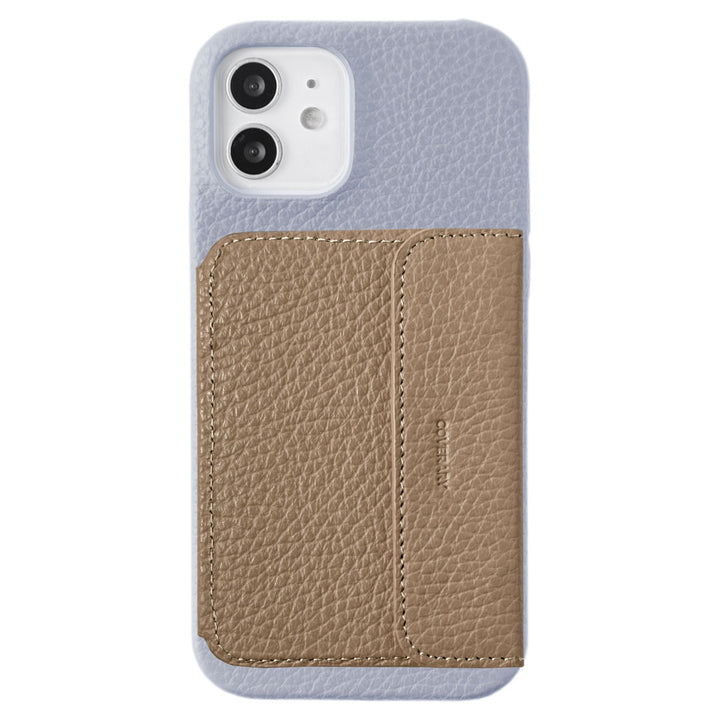 本革 32色 イタリアンシュリンクレザー ミラー付きカードケース 背面ケース