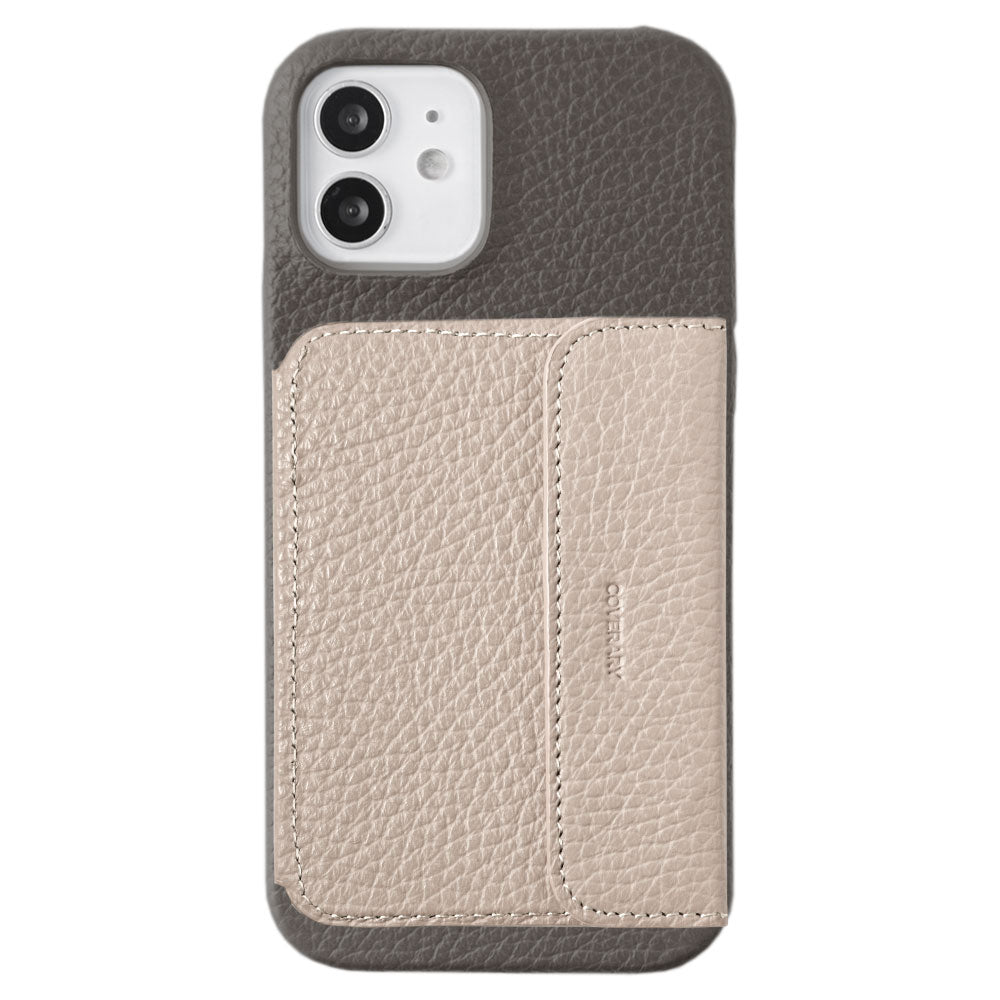 本革 32色 イタリアンシュリンクレザー ミラー付きカードケース 背面ケース Google Pixelシリーズ